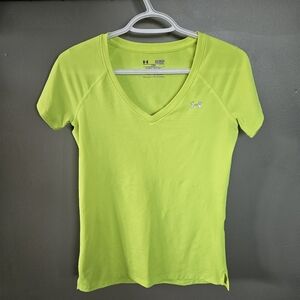 Under Armour neon yellow short sleeve